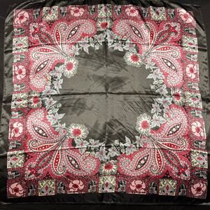 Valentine Paisley Wild Rag | 36" Satin Western Scarf
